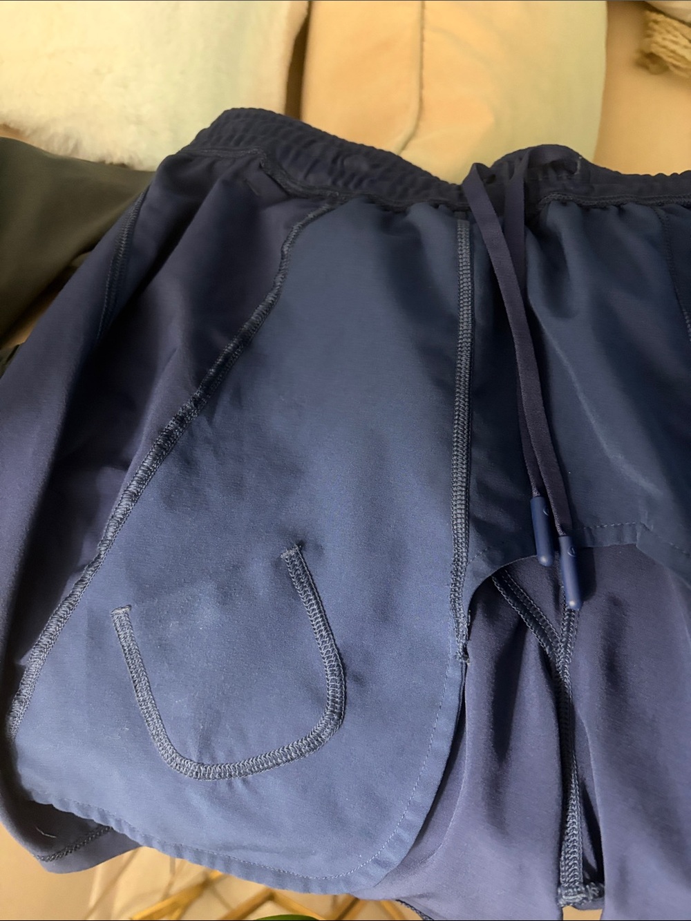 lululemon athletica Navy Drawstring Shorts - Picture 7 of 8